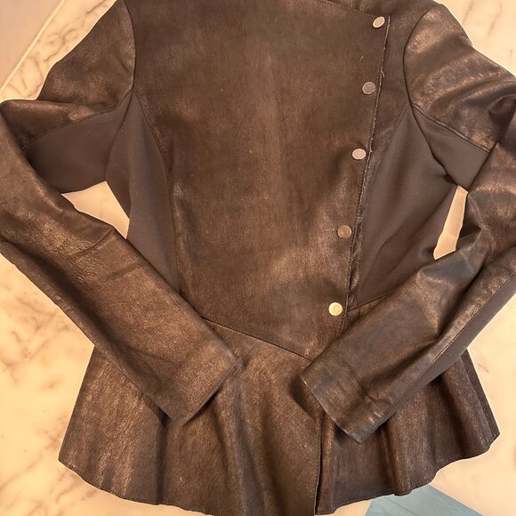 Veronica Beard Leather Jacket - Picture 3 of 13